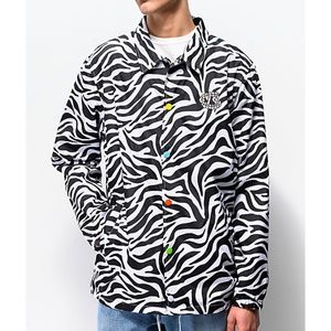 Salem 7 Zebra Coaches Jacket NWT